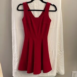 Lulu's Vibrant Red Mini Dress